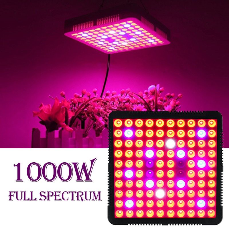 성장 텐트 1000W LED 온실 실내 식물 묘목 재배 성장 램프에 대 한 식물에 대 한 빛 전체 스펙트럼 식물 램프를 성장